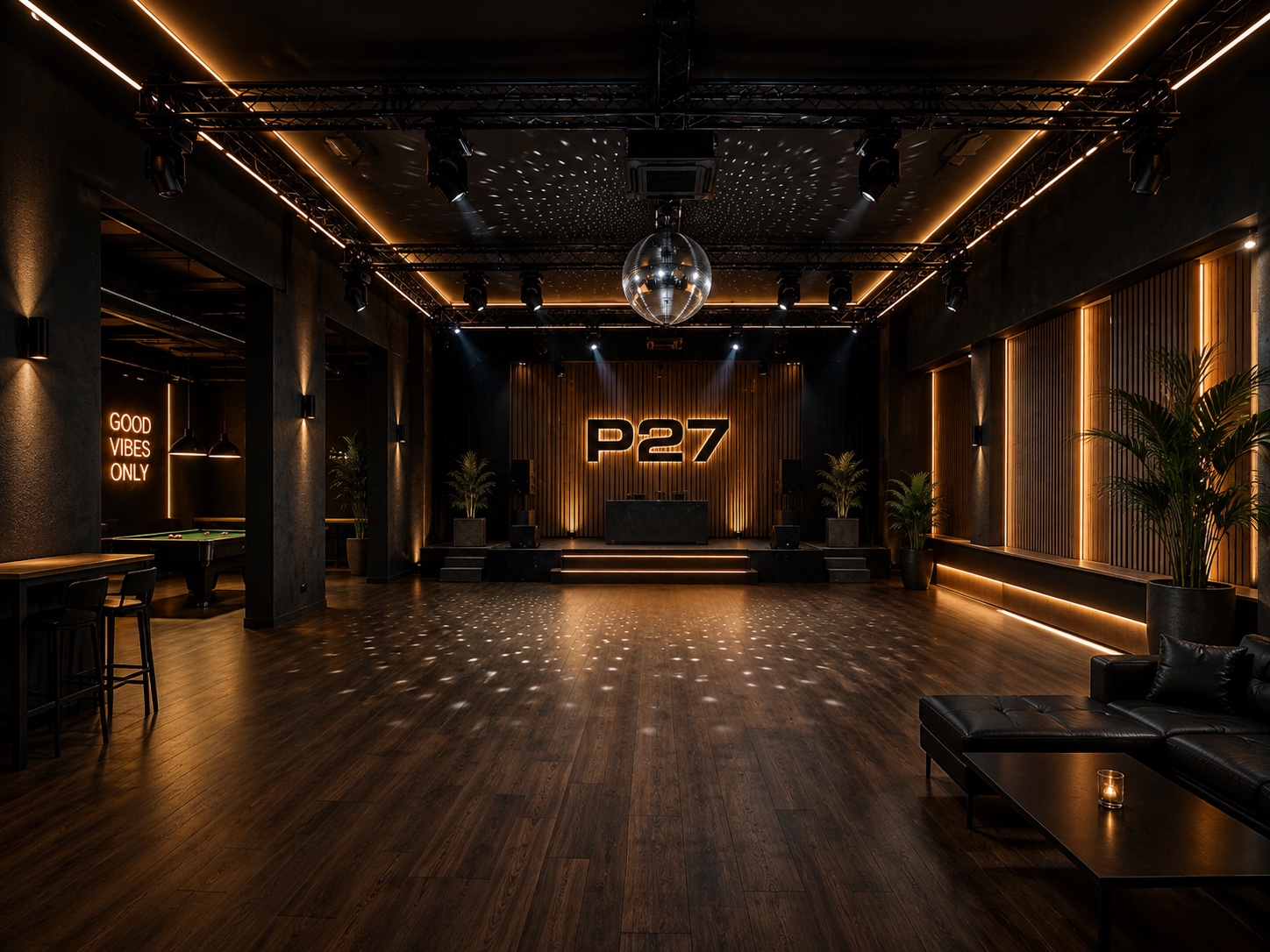 P27 – Tánctér és színpad (látványterv)